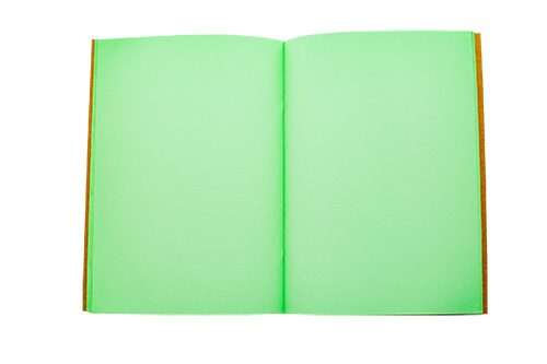 Marilyn Aunty notebook, inside green pages